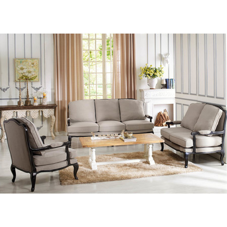 BAXTON STUDIO Antoinette Classic Antiqued French Sofa Set 102-4529-5209-5210